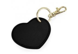 Boutique Heart Key Clip - Black