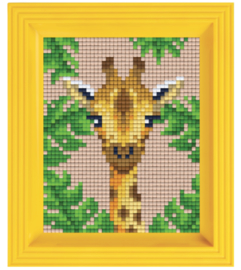 Pixel geschenkverpakking - Jungle giraf