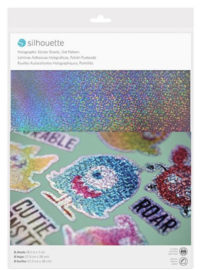 Printbaar stickerpapier - Holographic Dots