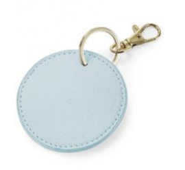 Boutique Circular Key Clip - Soft Blue