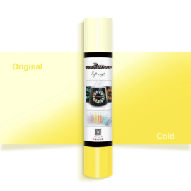 COLD Color Changing Adhesive Vinyl - 1,5m / Yellow TeckwrapCraft *NEW*