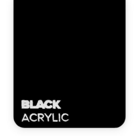 Acrylic Black 3mm