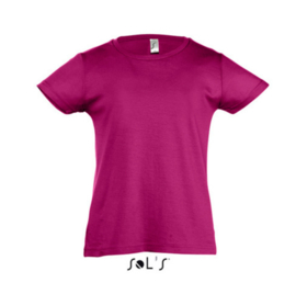 Girls T-shirt - Fuchsia