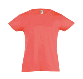 Girls T-shirt - Coral