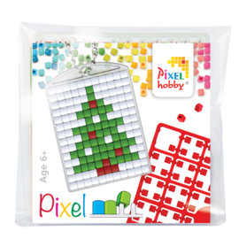Pixel sleutelhanger - Kerstboom *NEW*
