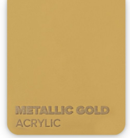 Acrylic Metallic Gold 3mm