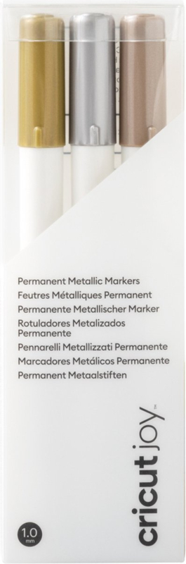 Cricut Joy Permanent markers 1.0 Metallic (Gold, Silver, Copper)