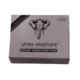 White Elephant Natur Active Meerschaum Filter 9mm 40st