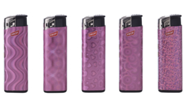 Aansteker gewone vlam Shiny PINK