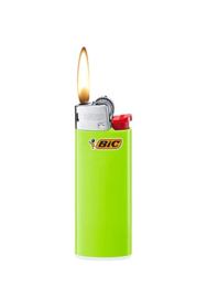Bic aansteker J25 mini gewone vlam licht groen