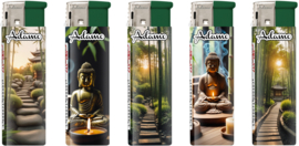 Aansteker met gewone vlam Buddah