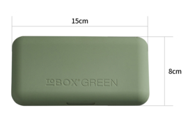 To Box Green "All in One" Smokers take away box zwart
