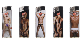 Aansteker met gewone vlam Sexy men