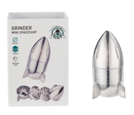 Champ High Grinder Spaceship zilver Ø 70mm H:105mm