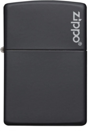 Zippo 60001203 Black Matte Zippo Logo