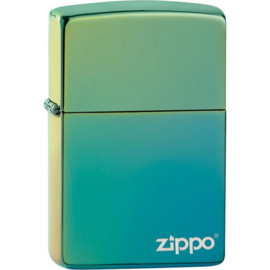 Zippo 60005223 High Polish Teal Zippo Logo
