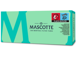 Mascotte hulzen Menthol 200 stuks