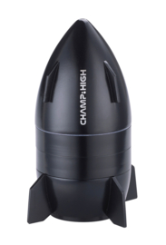 Champ High Grinder Spaceship zwart Ø 70mm H:105mm