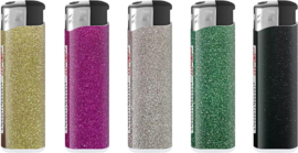 Aansteker met gewone vlam Glitter