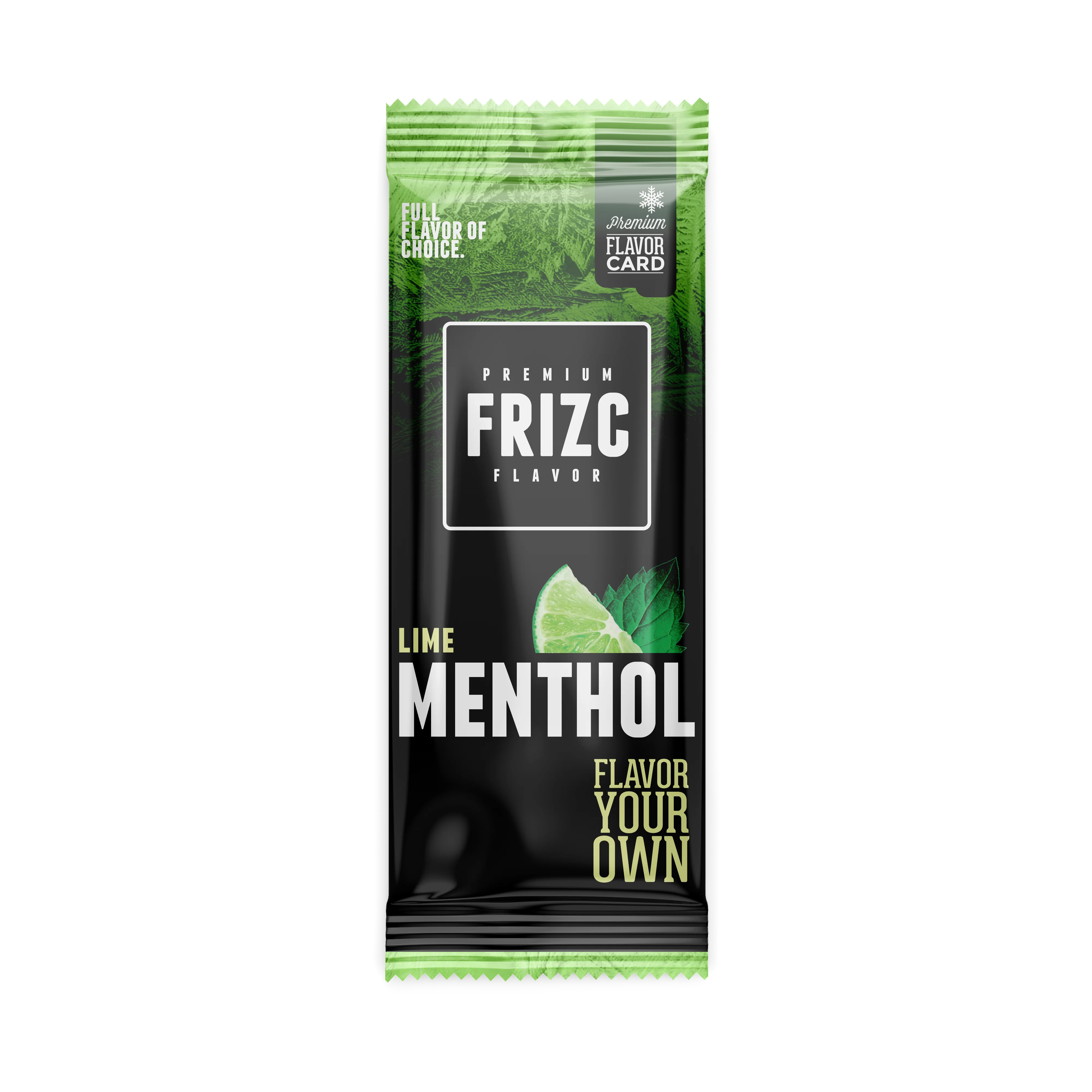 Frizc Flavor Card Lime menthol