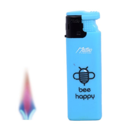 Aansteker turbo Bee Happy blauw