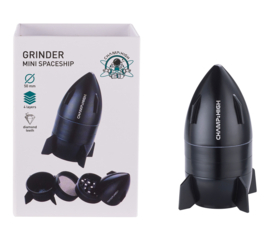 Champ High Grinder Spaceship zwart Ø 70mm H:105mm