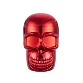 Champ Asbak Skull met ledlamp rood