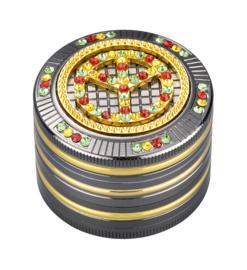 Champ High Grinder bling-bling Rasta Peace Ø 50mm