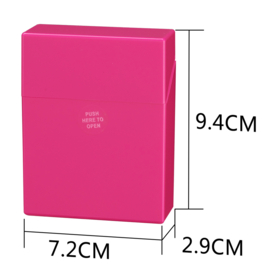 Sigaretten box push 25st Colour roze