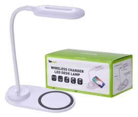 Tekmee oplader draadloos 10W + LED lamp