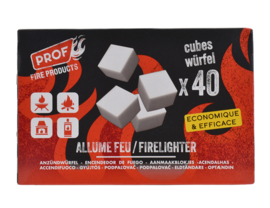 Prof  aanmaakblokjes White cubes 40st