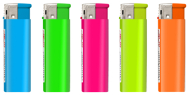 Aansteker met gewone vlam neon