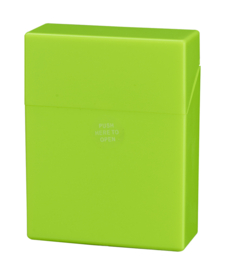Sigaretten box push 25st Colour licht groen