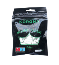 Korona slim filters menthol Ø 6,8mm L: 15mm 100st