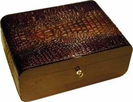 Gentili Humidor Crocodile & Ebony Limited Edition 100 pcs