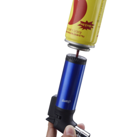 Champ Quatro 4x jetflame aansteker blauw
