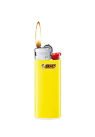 Bic aansteker J25 mini gewone vlam geel