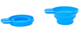 Siliconen asbak uitvouwbaar 10x8 cm
