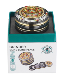 Champ High Grinder bling-bling Rasta Peace Ø 50mm