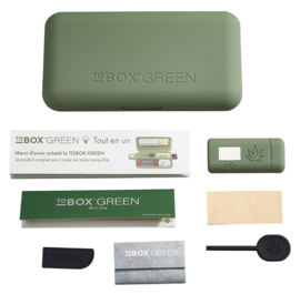 To Box Green "All in One" Smokers take away box grijs