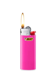 Bic aansteker J25 mini gewone vlam roze