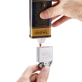 Champ benzine aansteker met gewone vlam Motor zilver