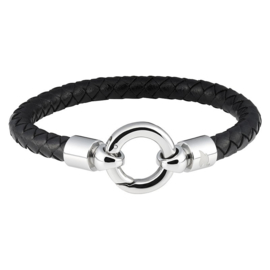 2006286 Zippo Leather Bracelet With O Ring - 22 x 1.8 x 0.65