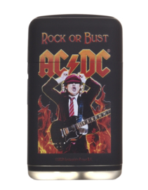 Aansteker met jetflame vlam AC/DC ROCK OR BURST