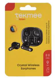 Tekmee draadloze stereo oordopjes Crystal
