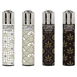 Clipper aansteker Leaves tiles