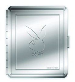 Playboy Bunny sigaretten koker metaal chroom 18st.