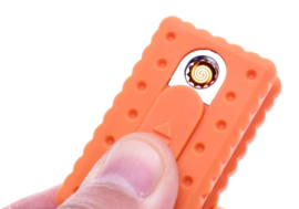 USB aansteker Biscuit Oranje