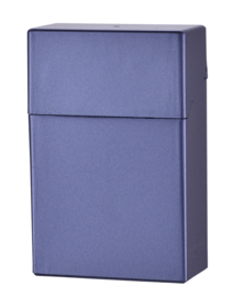 Sigarettenbox Metallic 20 stuks blauw