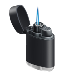 Aansteker jetflame softtouch zwart